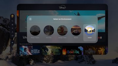 Disney+ دارای محیطی فراگیر جدید National Geographic Apple Vision Pro، فیلم‌های سه بعدی جدید است.