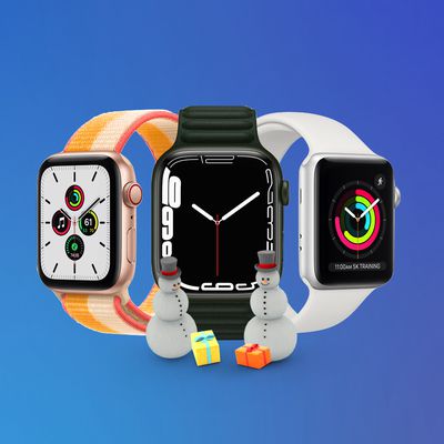 apple watch blue holiday