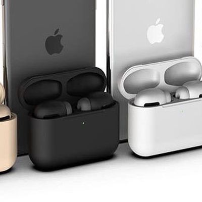 airpods pro midnight green black concept