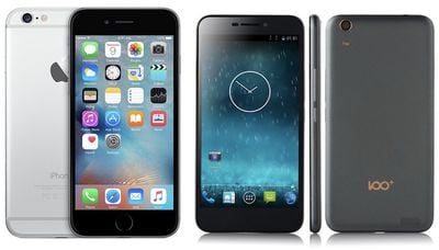 100c iphone 6 comparison