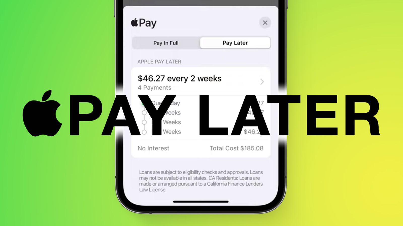 Apple Using In-House Lending for New Apple Pay Later Feature
