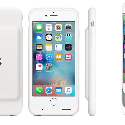 smart battery case white