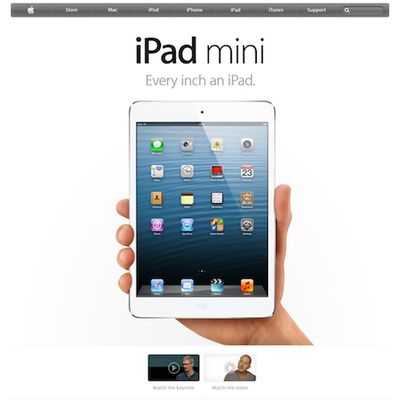 ipad mini uk apple front