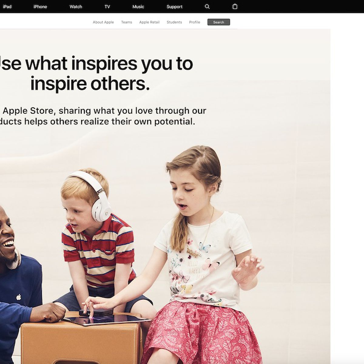 Apple Updates Retail Jobs Site to Highlight Creative Employees Who Bring  Outside Passions to Their Roles - MacRumors