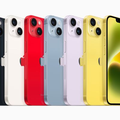 Apple iPhone 14 color lineup