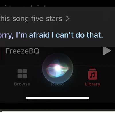 siri not rating songs