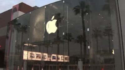 apple store highland village shattered