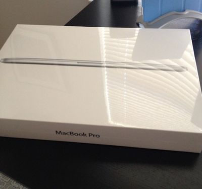 retina macbook pro arrived