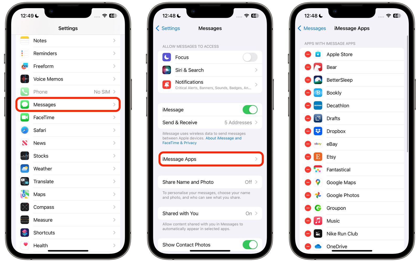 iOS 17: How to Delete iMessage Apps - MacRumors
