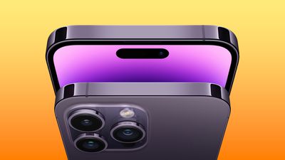 Iphone 14 Pro Max Fonction Violet Foncé Jaune