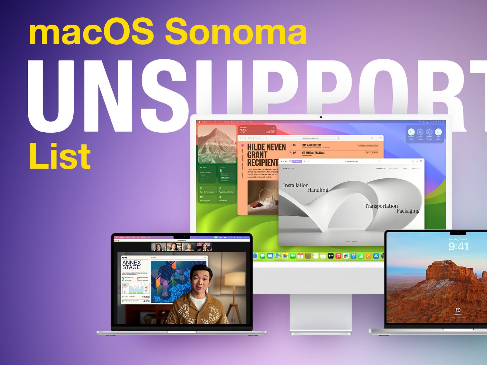 macOS Sonoma Drops Support for These Macs - MacRumors