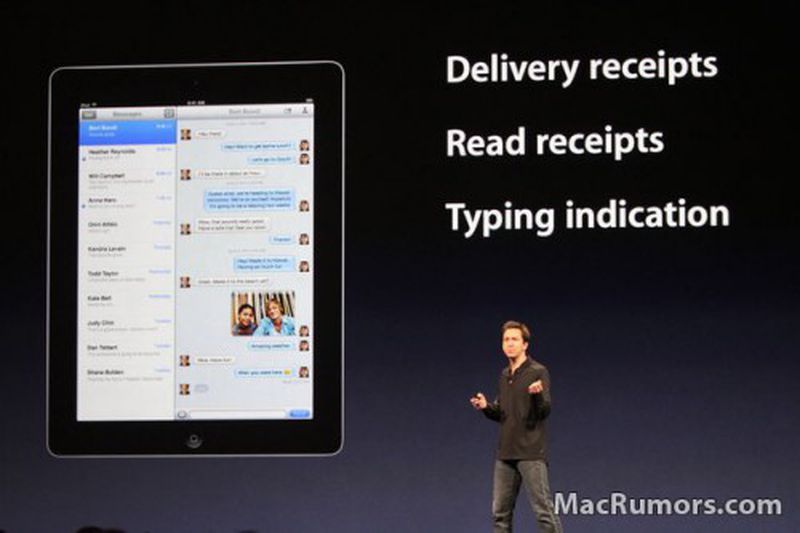 iMessage Brings Texting to iPod Touch and iPad Users - MacRumors