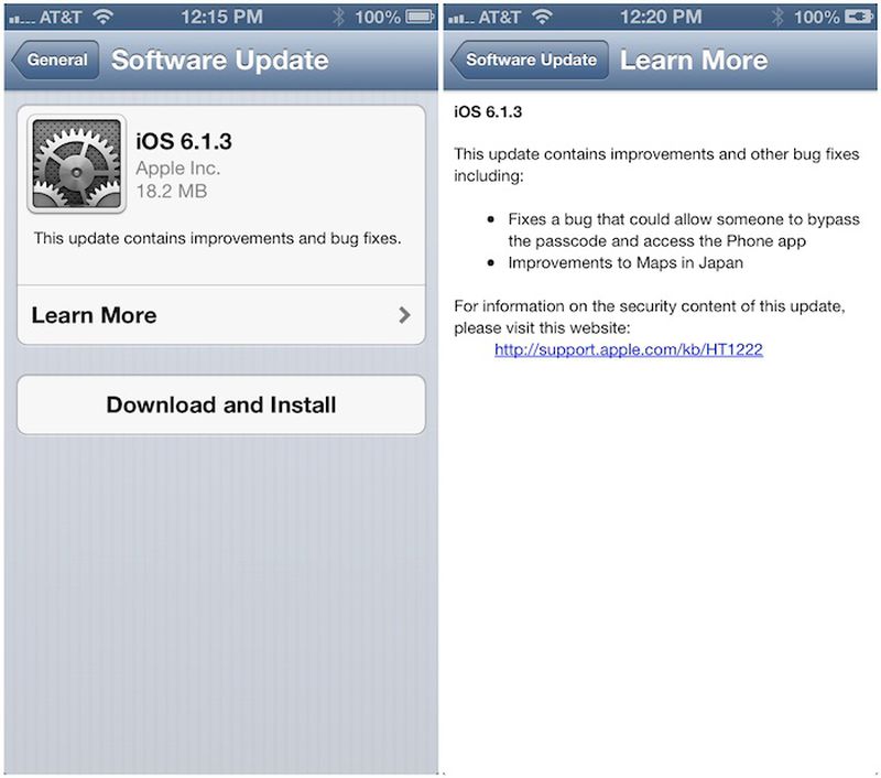 Apple releases ios 6 1 3 with passcode bug fix and japanese maps