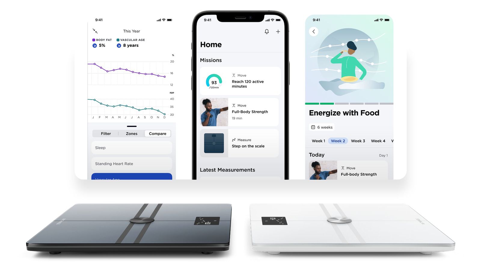 Body Comp Smart Scale and Health+ by Withings