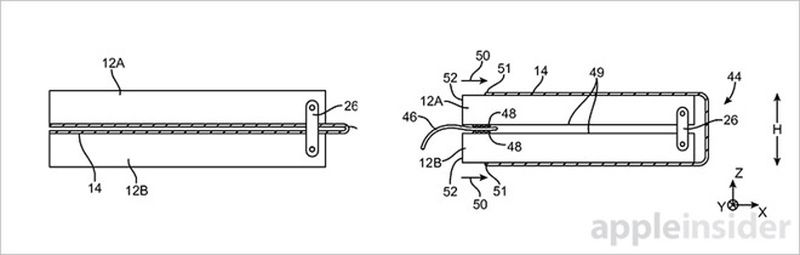 folding iPhone patent