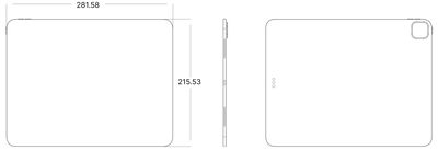 OLED iPad Pro's Thin Design Highlighted in CAD Drawings