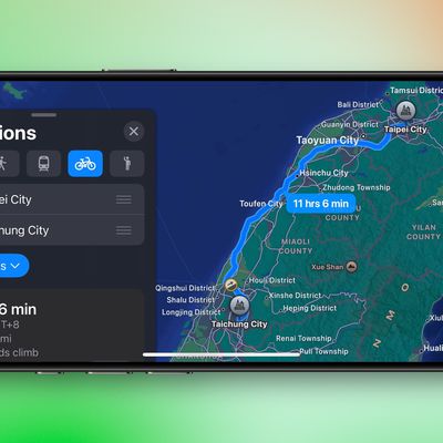 cycling directions apple maps taiwan