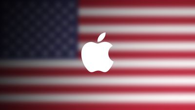 لوگوی Apple 16x9 ویژگی پرچم ایالات متحده