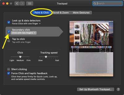 how to right click on mac trackpad 10.11.6