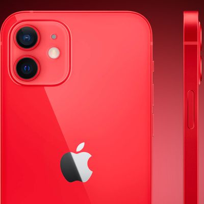 iPhone 12 Vertical Camera Lenses Feature Red