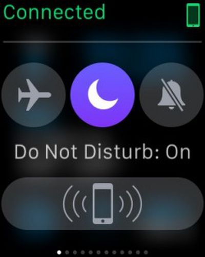 Do Not Disturb Apple Watch