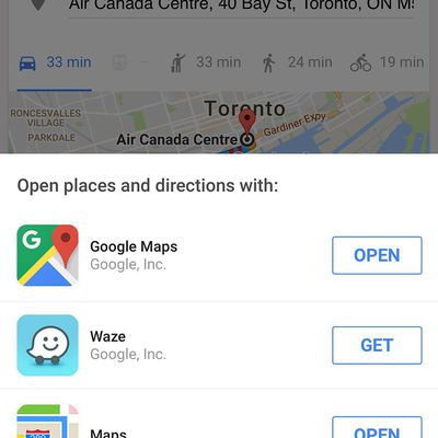 google app waze apple maps directions