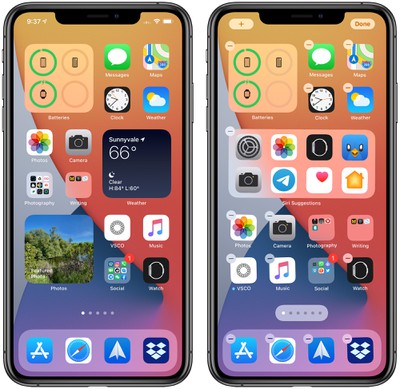 iOS 14 widgets