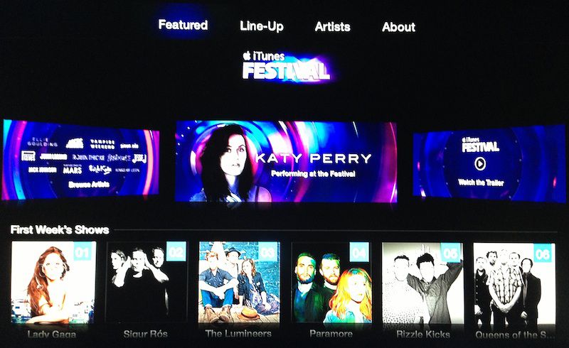Apple TV Updated with New Live Streaming Channel for September's iTunes ...