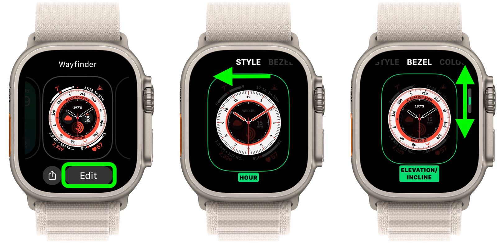 Apple Watch Ultra How to Adjust Compass Details on the Wayfinder Watch