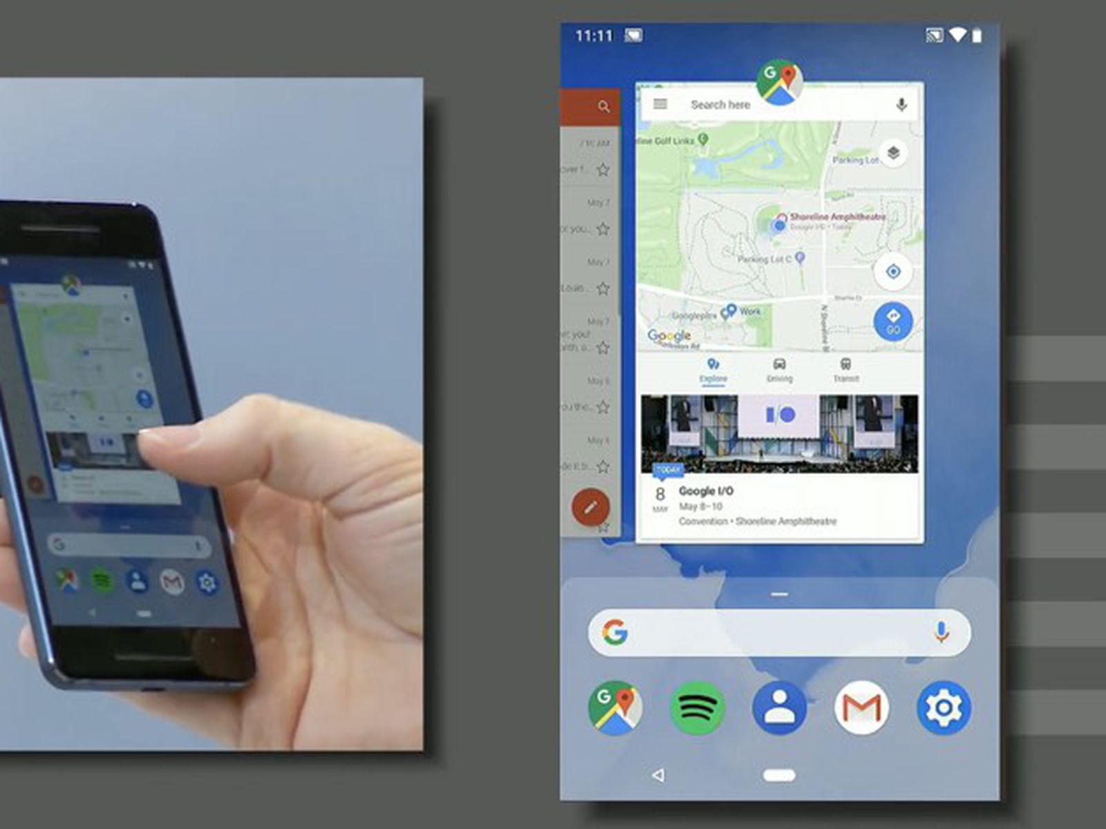 Google Shows Off Android P With New Iphone X Style Gestures Macrumors