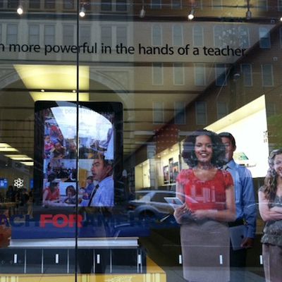 ipad teach for america window