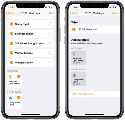create homekit automations based on time of day 1