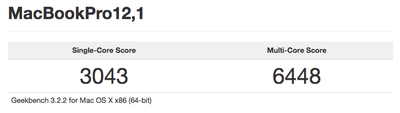 MacBook Pro Benchmark 2015