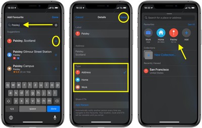 How To Add Places To Your Favorites In Apple Maps Macrumors