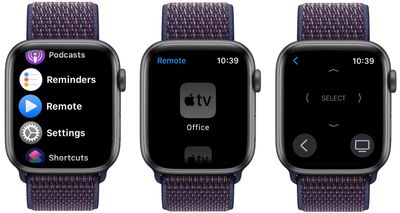 apple watch remote control