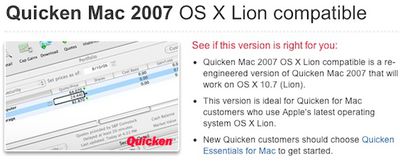 quicken mac lion available