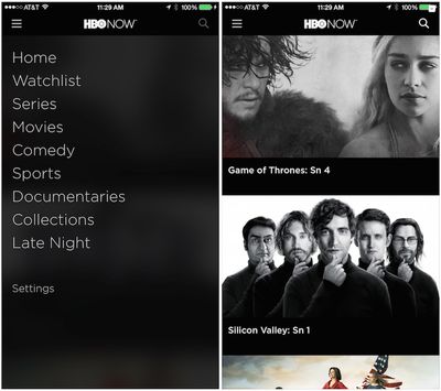 HBO Now iPhone iPad