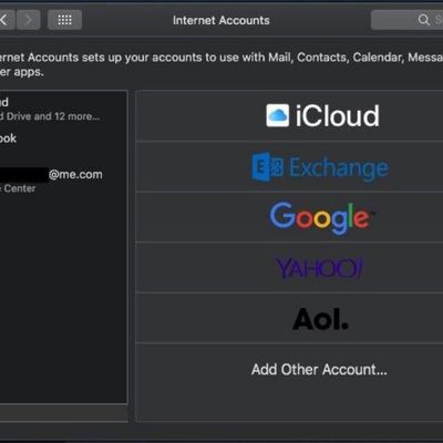 macos Mojave beta 1 internet accounts pane