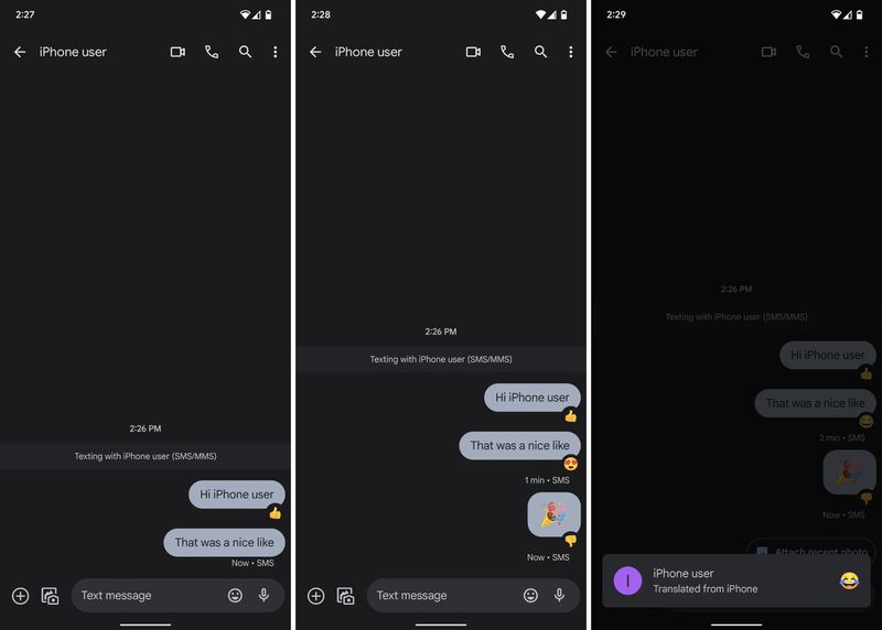 iMessage Reactions Will No Longer Annoy Android Users Thanks to Emoji ...