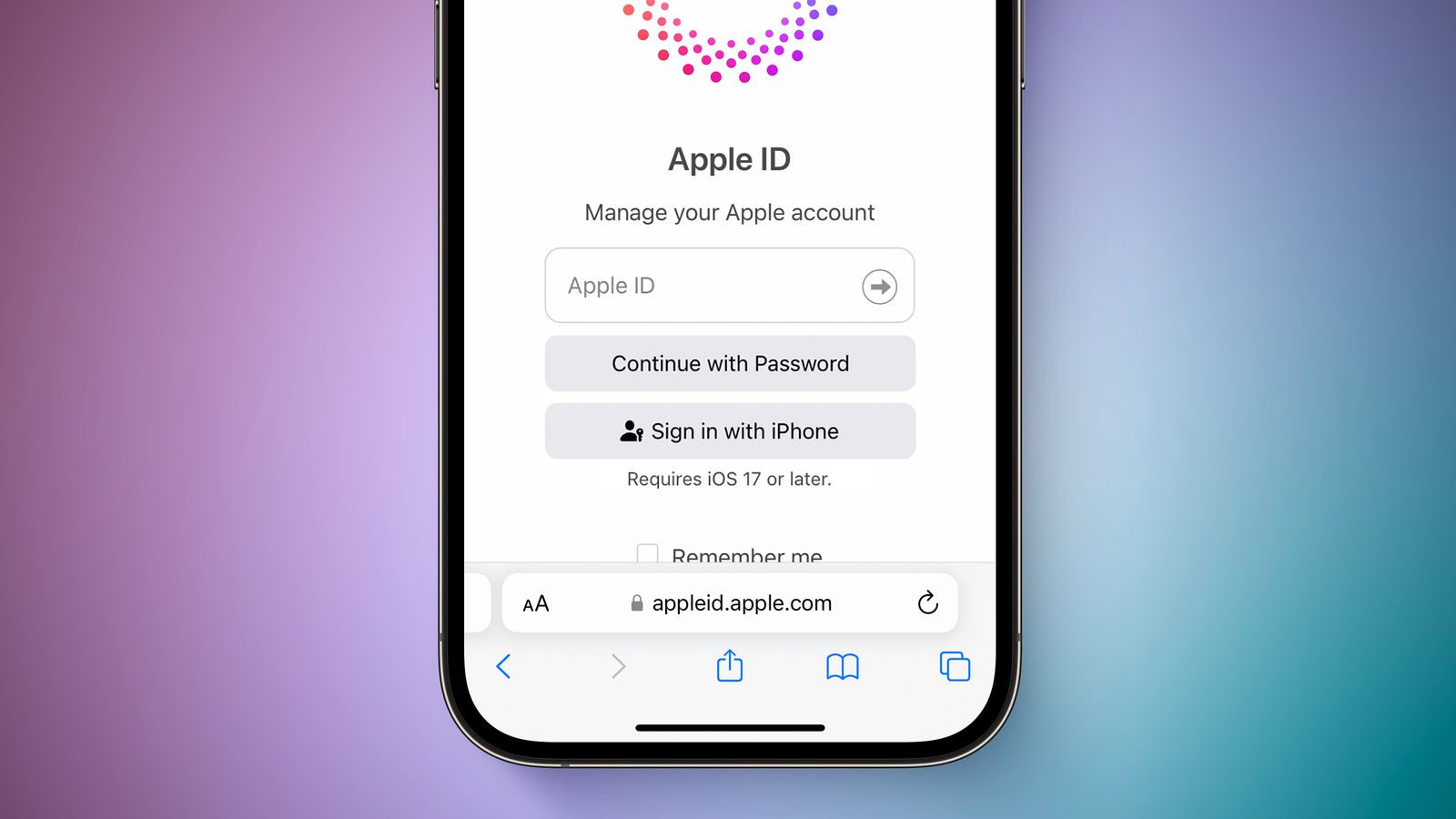 New Apple ID Sign In Options Phone Number on File or Trusted Device MacRumors