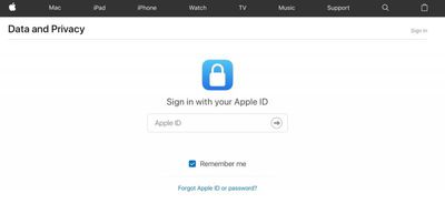 get a copy of your apple data