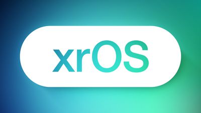 La función de texto de xrOS es un triángulo azul
