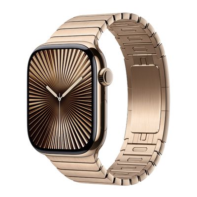 apple watch gold link bracelet