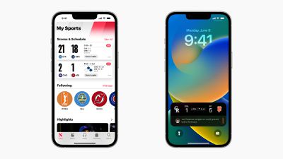 ios 16 apple news sports live activities