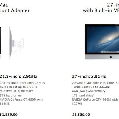 imac 2012 vesa
