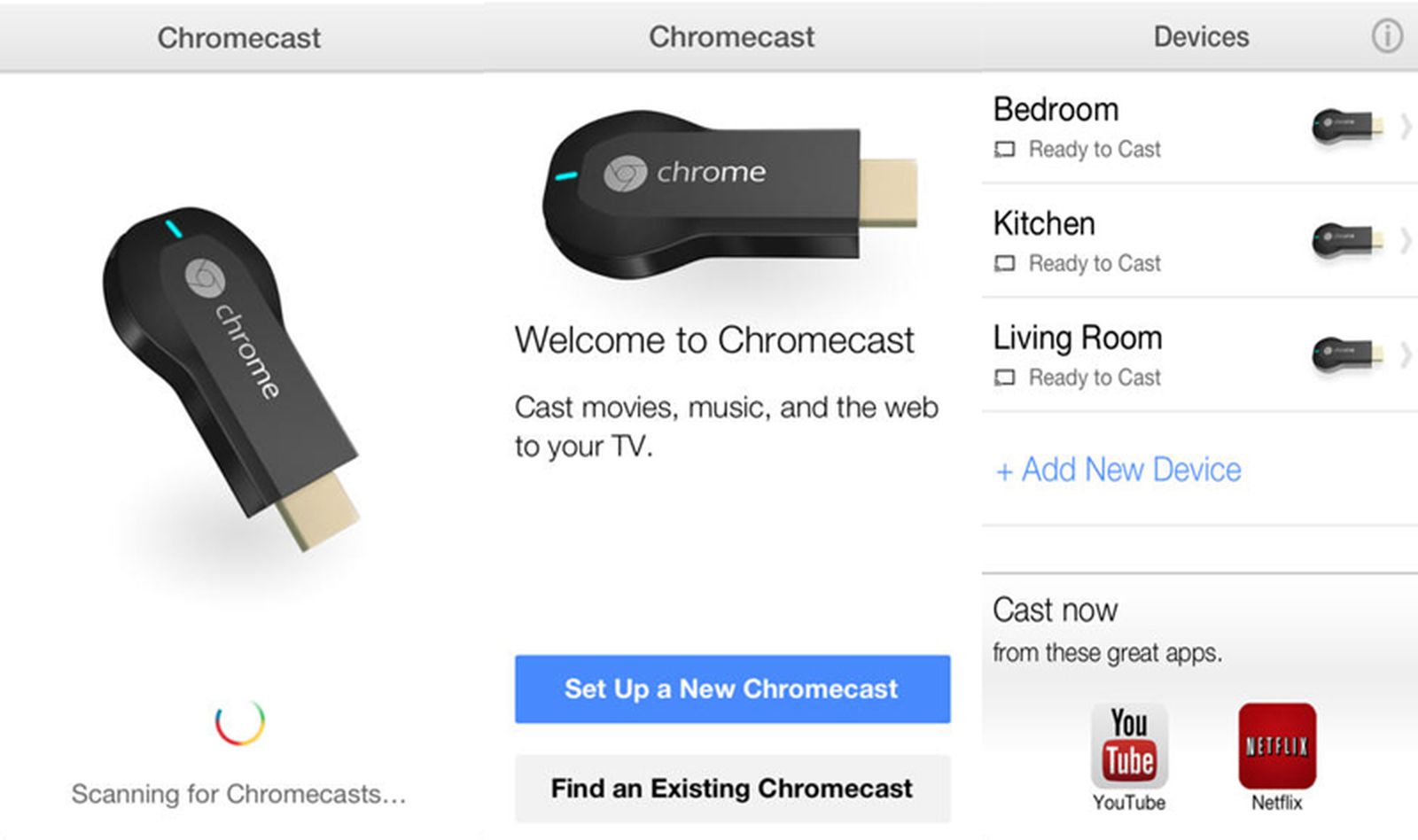 acortar aprendiz Egipto Google Releases Chromecast App for iOS - MacRumors