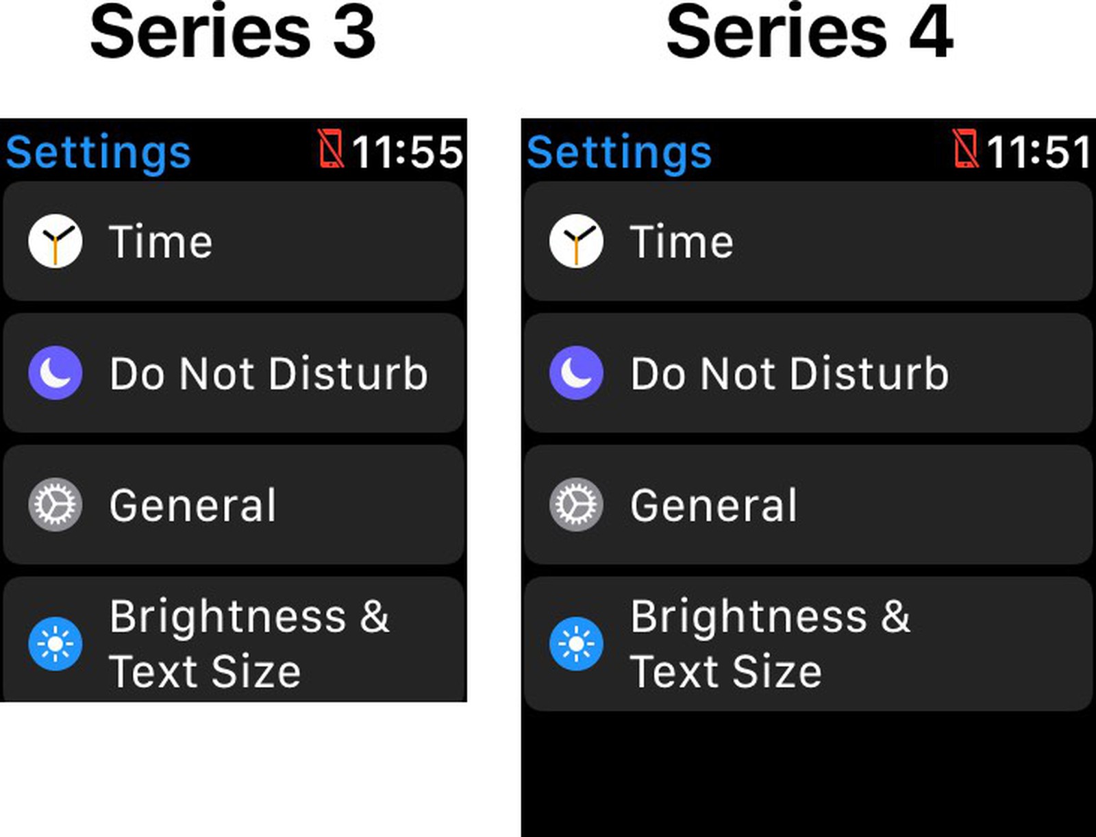 apple watch 3 screen size