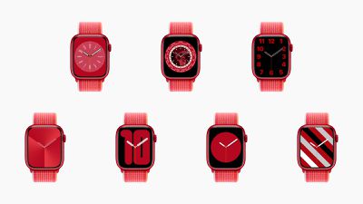 product red downloadable watch faces 2022 - اپل همکاری با (RED) را برای روز جهانی ایدز برجسته می کند