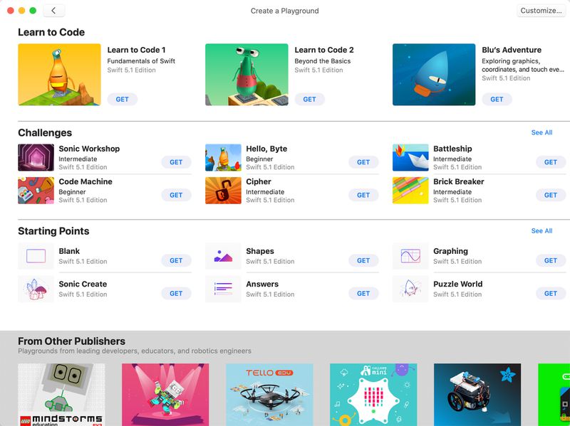 Apple Releases Swift Playgrounds App for Mac