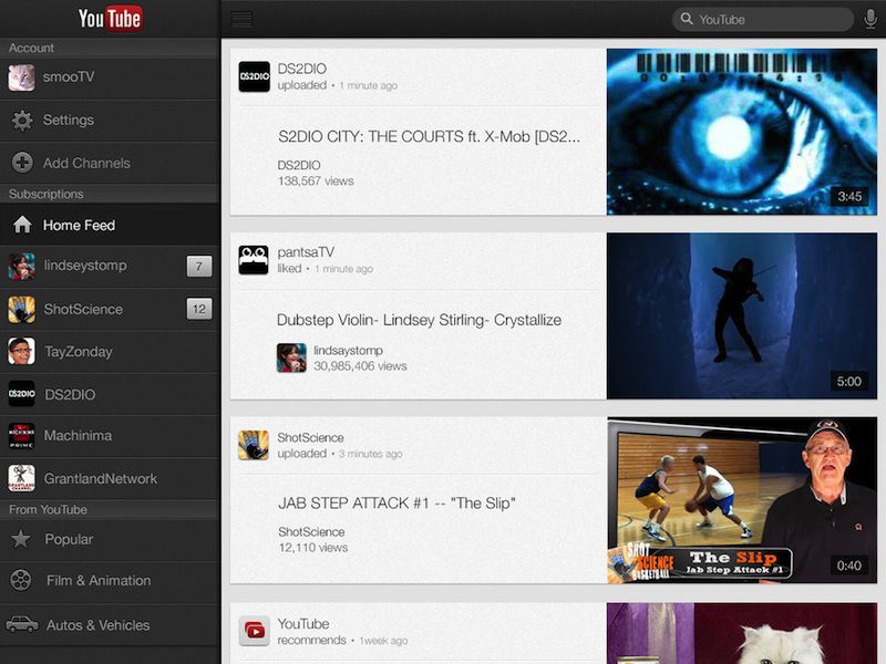 YouTube for iOS Updated With Live Streaming and More - MacRumors